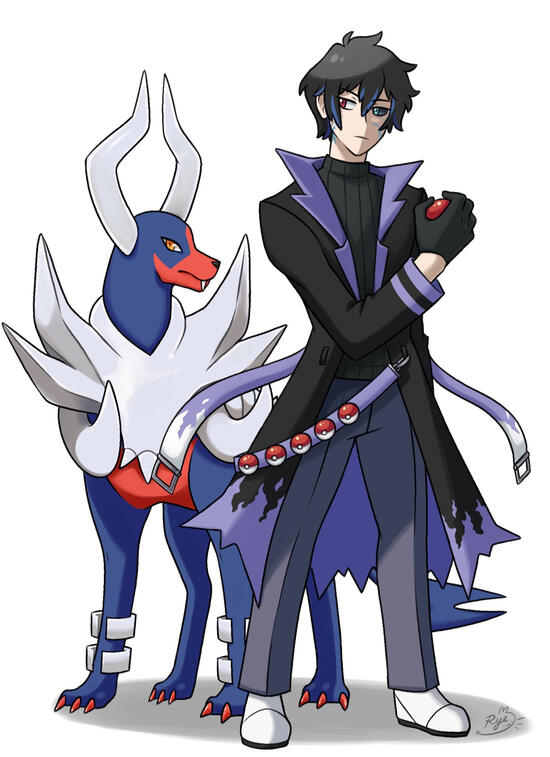 Fiance&#39;s OC, Acedia, Pokemon Style